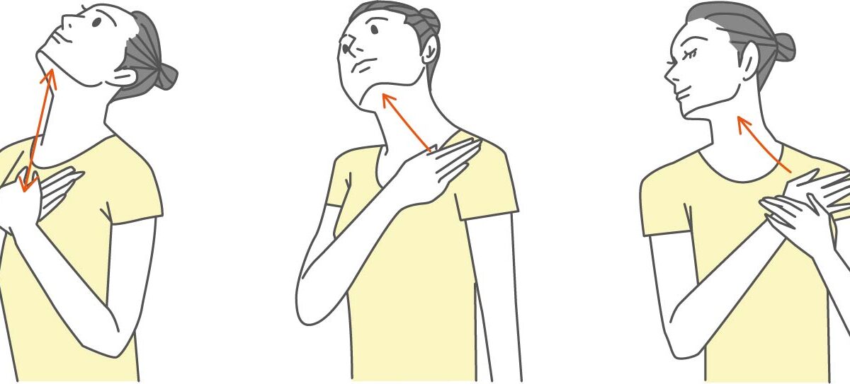 首まわりがスッキリ！広頚筋（こうけいきん）ストレッチで首・肩の詰まりを解消しよう